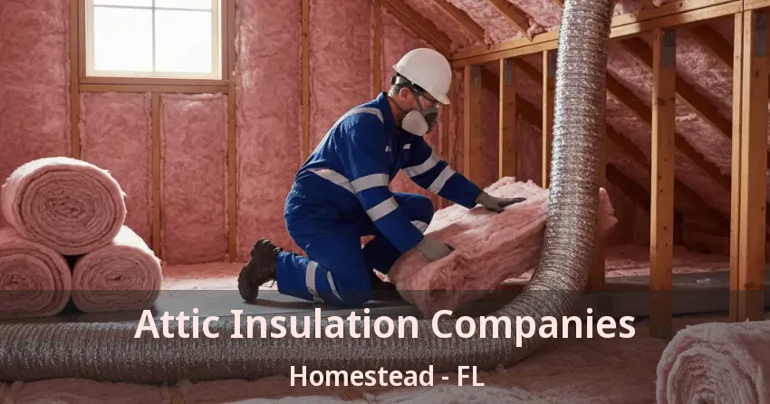 Attic Insulation Companies Homestead - FL