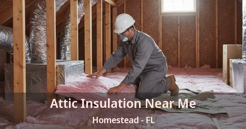 Attic Insulation Near Me Homestead - FL