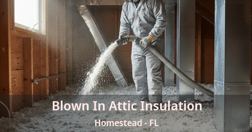 Blown In Attic Insulation Homestead - FL