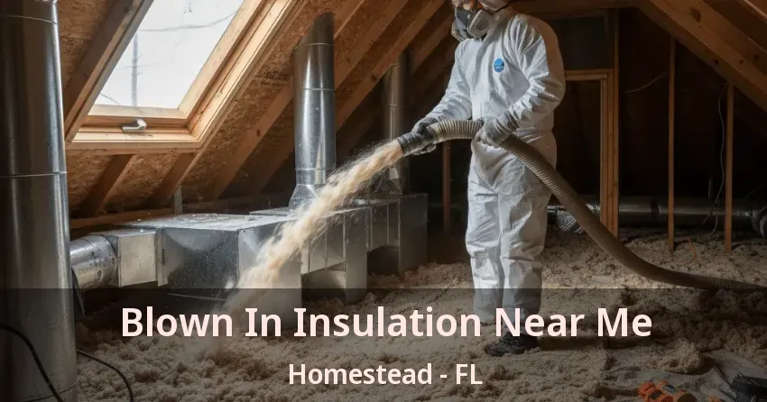 Blown In Insulation Near Me Homestead - FL