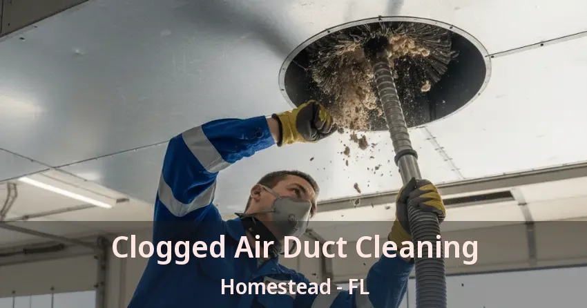 Clogged Air Duct Cleaning Homestead - FL