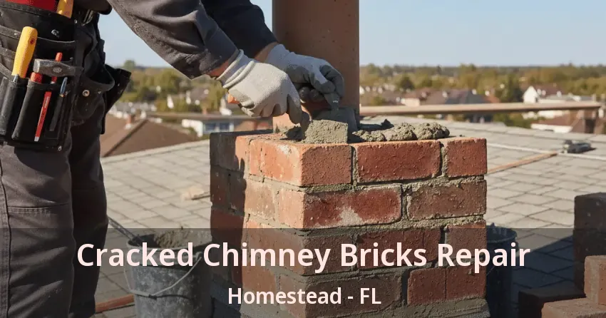 Cracked Chimney Bricks Repair Homestead - FL