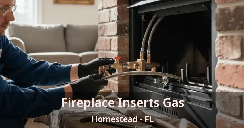 Fireplace Inserts Gas Homestead - FL