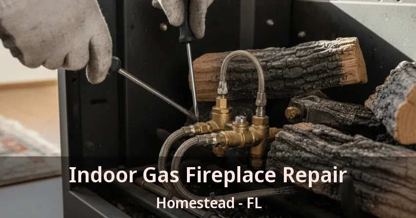 Indoor Gas Fireplace Repair Homestead - FL