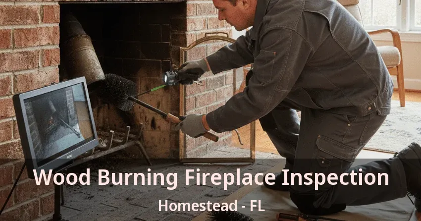 Wood Burning Fireplace Inspection Homestead - FL